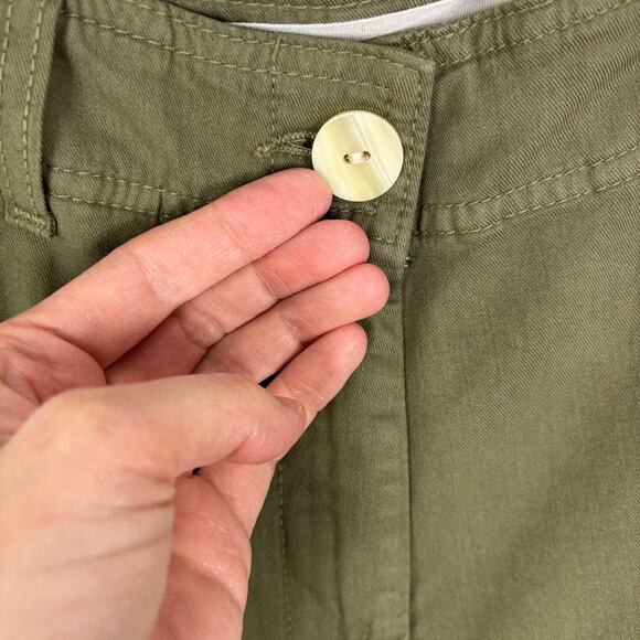 Road to Nowhere Los Angeles Green cotton/cupro high rise pants size 8 x 29" insm - Picture 5 of 9